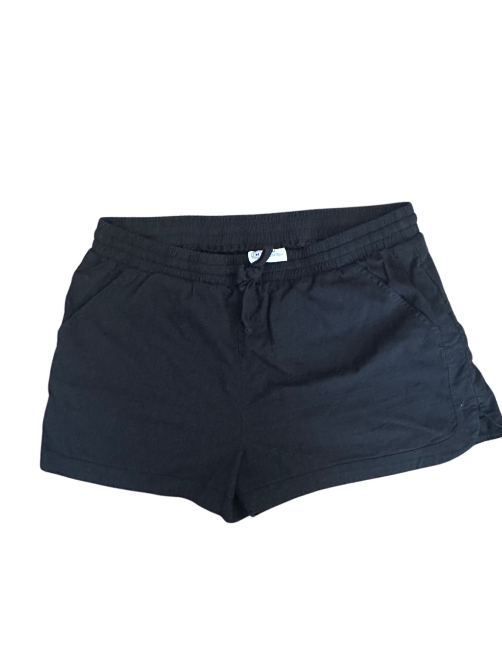 Hurley Women's Black Athletic Drawstring Shorts